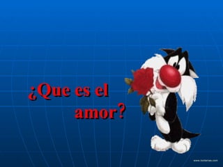 ¿Que es el    amor? www.tonterias.com 