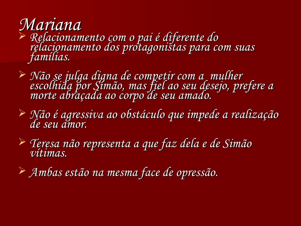 Amor De Perdição Caracteristicas Do Romantismo