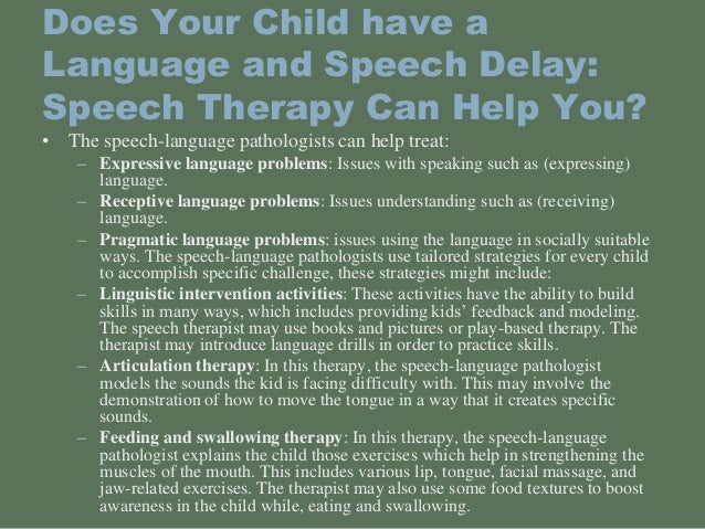 speech therapy dissertation topics