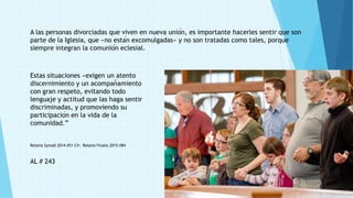 AMORIS LAETITIA esp. capítulo 8 extractos