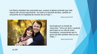 AMORIS LAETITIA esp. capítulo 8 extractos