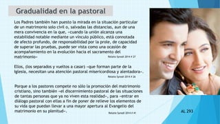 AMORIS LAETITIA esp. capítulo 8 extractos