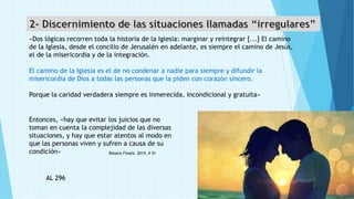 AMORIS LAETITIA esp. capítulo 8 extractos