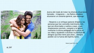 AMORIS LAETITIA esp. capítulo 8 extractos