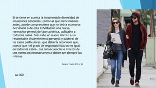 AMORIS LAETITIA esp. capítulo 8 extractos