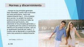 AMORIS LAETITIA esp. capítulo 8 extractos