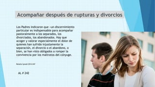 AMORIS LAETITIA esp. capítulo 8 extractos