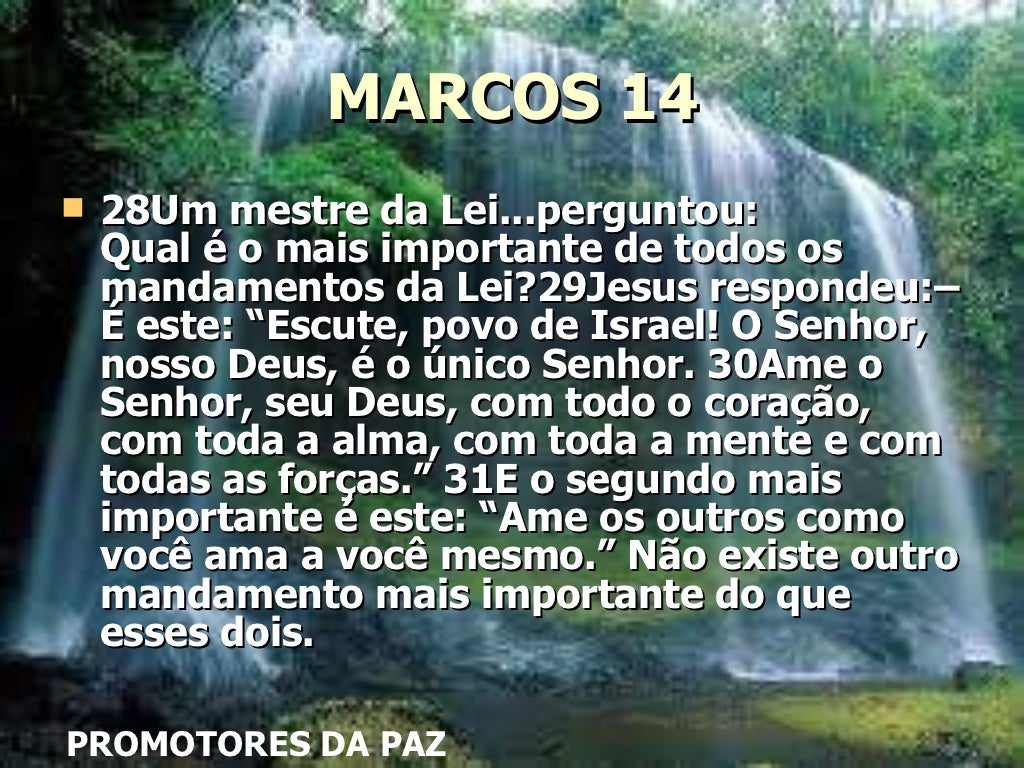 Amor , o maior mandamento Amor , o maior mandamento
