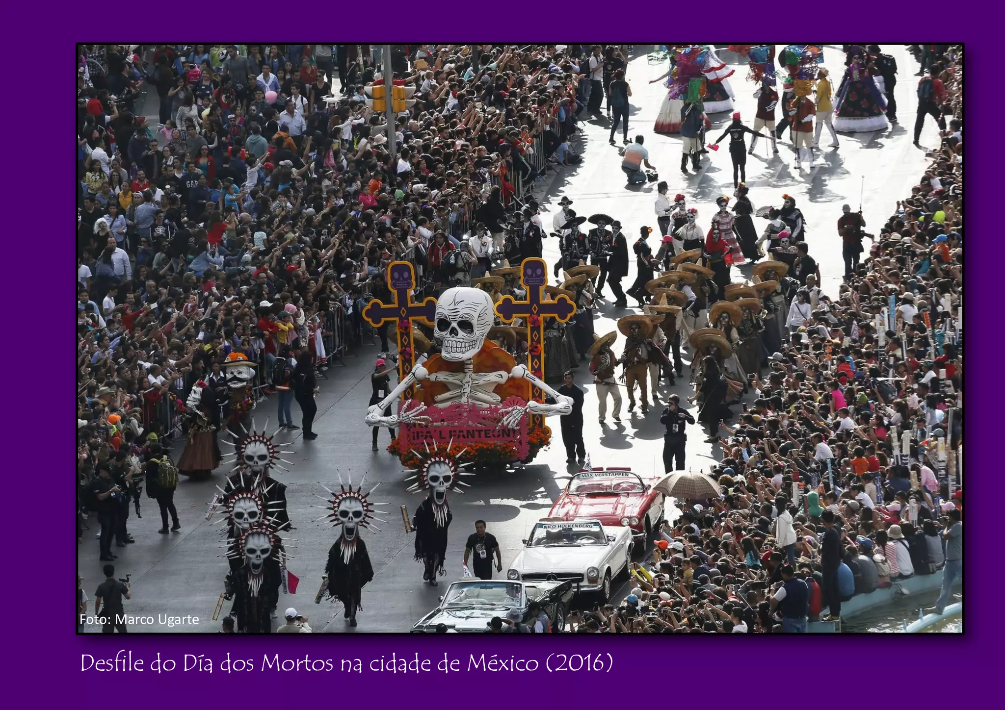 Foto: Marco Ugarte
Desfile do Día dos Mortos na cidade de México (2016)
 