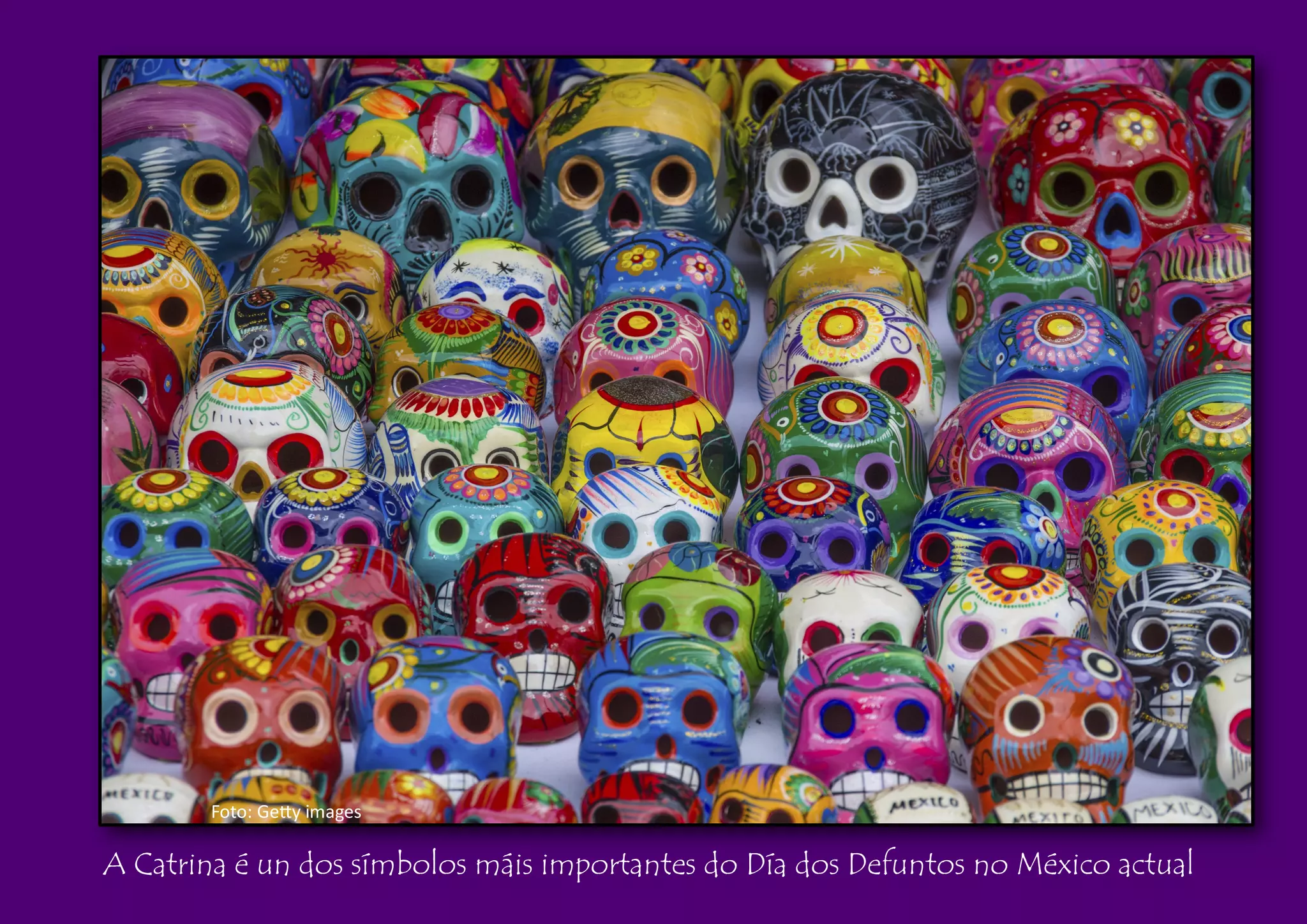 Foto: Getty images
A Catrina é un dos símbolos máis importantes do Día dos Defuntos no México actual
 