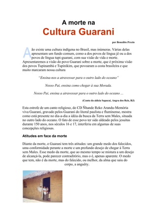 Mitologia Guarani - Perdido em Pensamentos