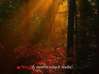 A morte não é nada! 