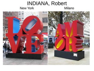 INDIANA, Robert
New York Milano
 