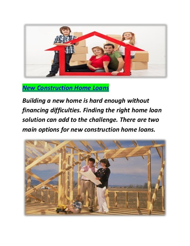 construction loan for modular home