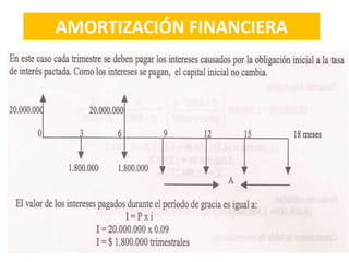 AMORTIZACIÓN FINANCIERA
 