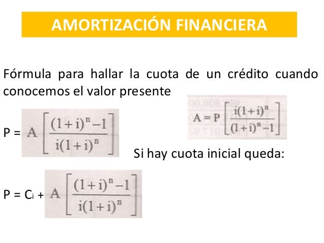 sistemas de amortizacion de prestamos matematica financiera