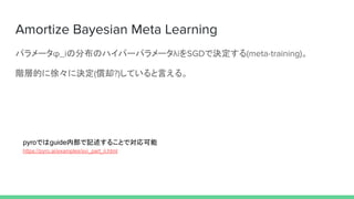 論文紹介 Amortized bayesian meta learning | PDF