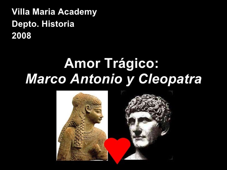 Resultado de imagen para MARCO ANTONIO CLEOPATRA