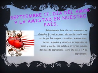 Amor y amistad | PPTX