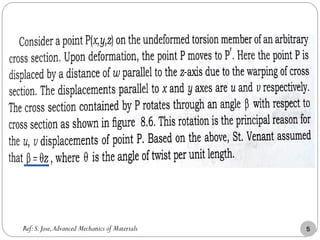 5Ref:S.Jose,Advanced Mechanics of Materials
 