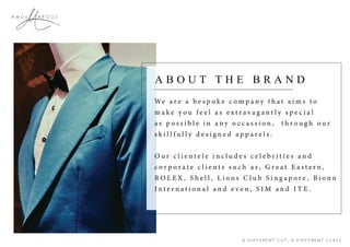 A B O U T T H E B R A N D
TA L L
A R C U SA m o s
 