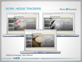 WORK: HEDGE TRACKERS




Website Homepage: Flash Rollover
 