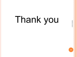 Thank you
17
16481D1501
 