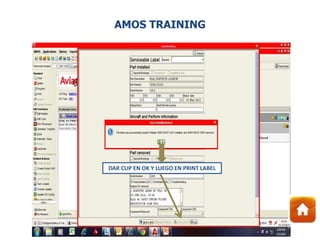 DAR CLIP EN OK Y LUEGO EN PRINT LABEL
AMOS TRAINING
 