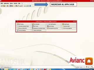 INGRESAR AL APN 1418
 