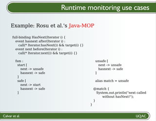 A Runtime Monitoring Framework for Event Streams with Non-Primitive ...
