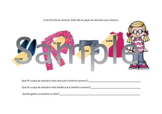 Matemática para a vida, alunos CEI - Amostra