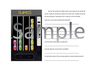 Matemática para a vida, alunos CEI - Amostra