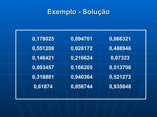 Exemplo - Solução 