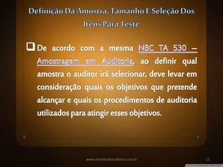 www.checklistdeauditoria.com.br 13
 