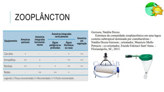 ZOOPLÂNCTON
 