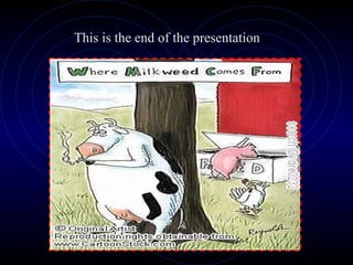 This is the end of the presentation
 