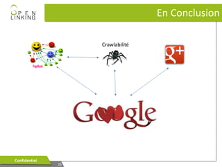 En Conclusion
Crawlabilité

Confidentiel
Confidentiel

26
26

 