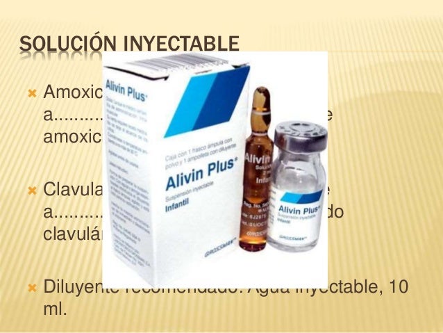 Amoxicilina con ácido clavulónico Amoxicilina con ácido clavulónico