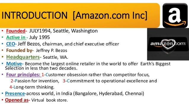 amazon case study ppt