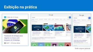 Exibição na prática
fonte: arquivo pessoal
 