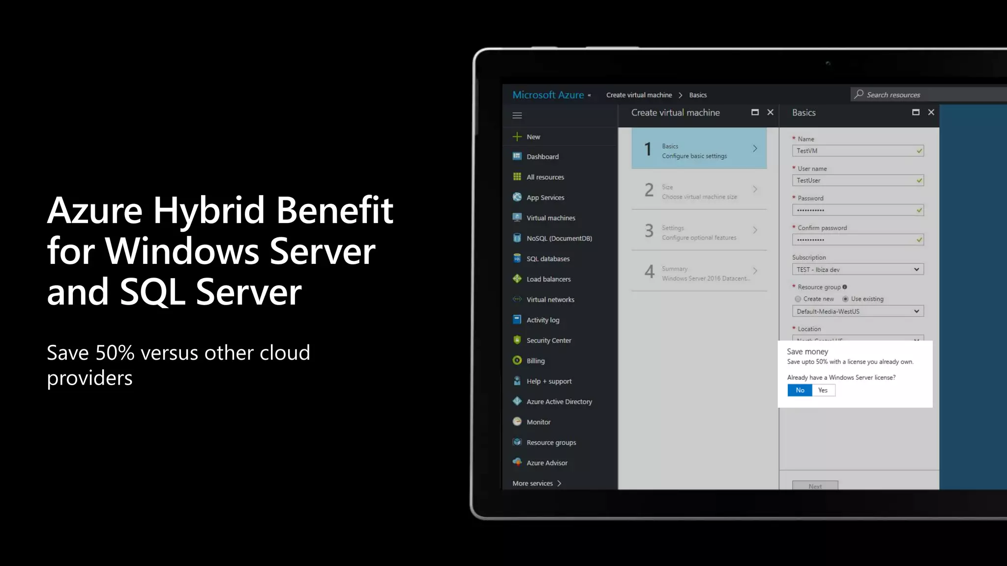 Azure Hybrid Benefit
for Windows Server
and SQL Server
 