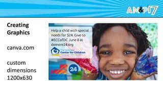 Creating
Graphics
canva.com
custom
dimensions
1200x630
 