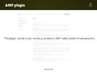 AMP plugin
amp-wp.org
 