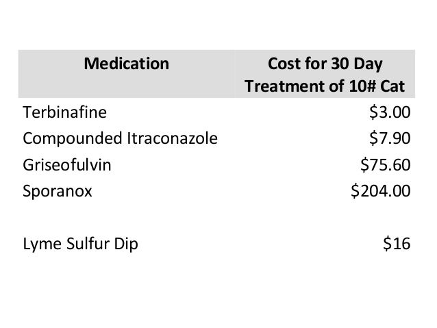 Itraconazole For Cats Price