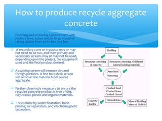 Recycled Aggregate Concrete | PPT