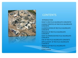Recycled Aggregate Concrete | PPT