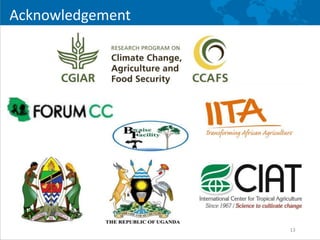 Gender in climate change, agriculture, and natural resource policies: insights from East Africa