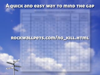 Taking Different Paths to No Kill