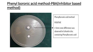 Phenyl boronic acid method-PBA(Inhibitor based
method)
 