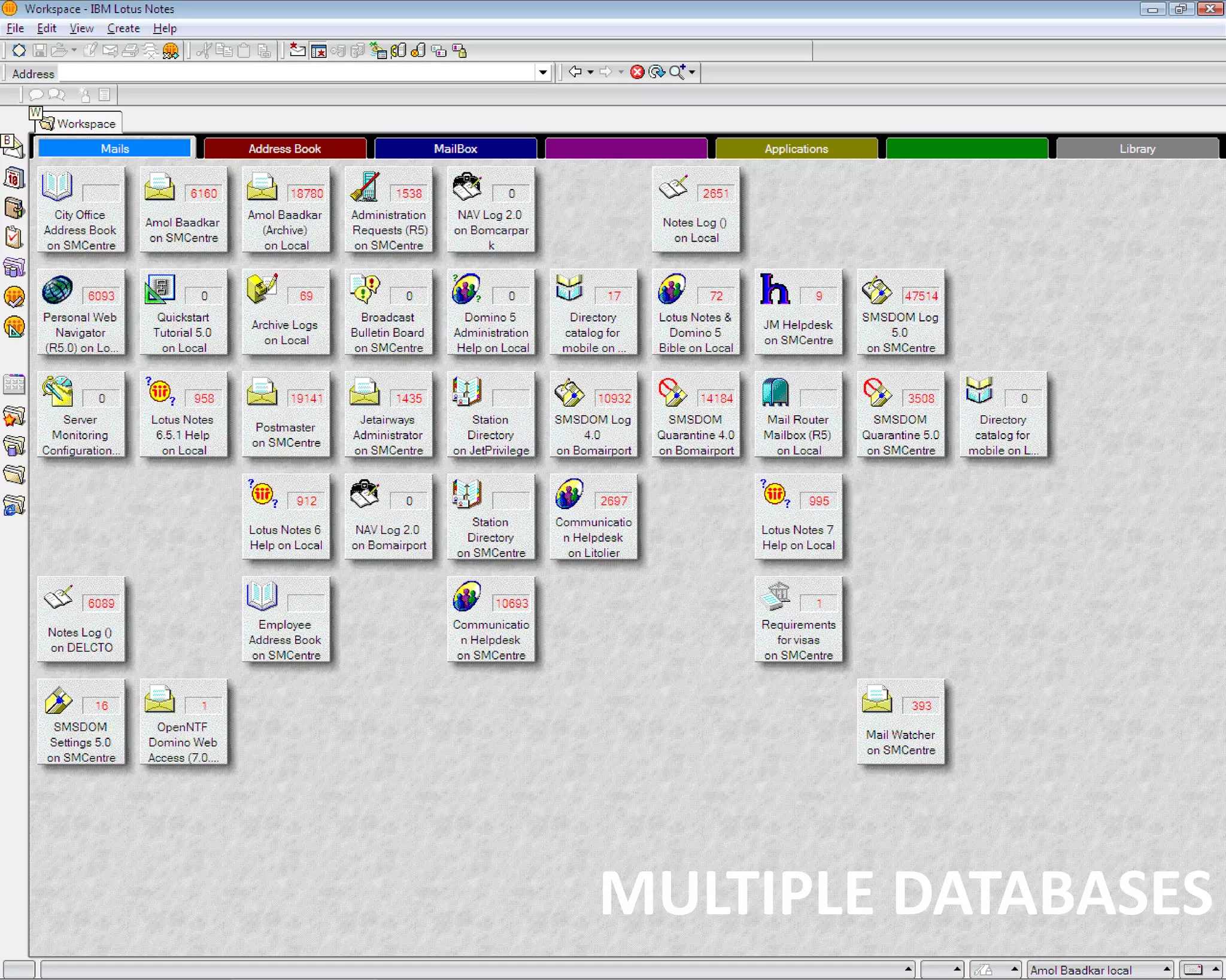 MULTIPLE DATABASES 
 